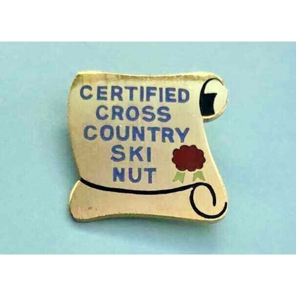 Cross Country SKI NUT Certified - Lapel Pin